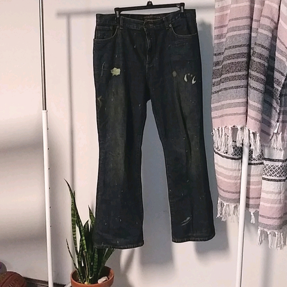 EUC Ralph Lauren Paint Splatter Jeans